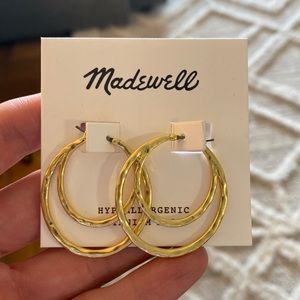 NWT madewell hoops